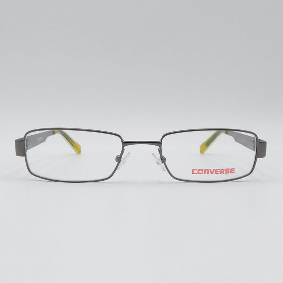 NEW CONVERSE EYEGLASSES FRAME ZAP GUNMETAL YELLOW RECTANGLE KIDS RX 47-… - Picture 2 of 8